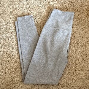Beyond Yoga Heather Gray High-Waist Leggings